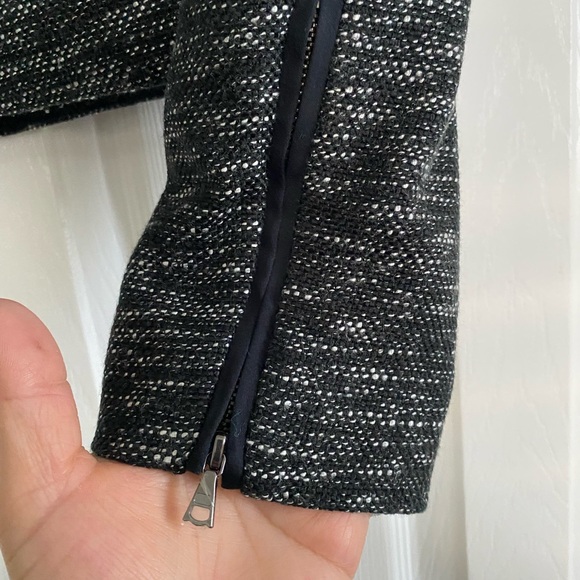 Anne Klein Black and White Tweed Blazer - Picture 8 of 10